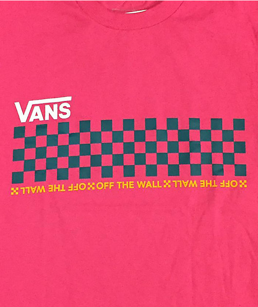 hot pink vans shirt