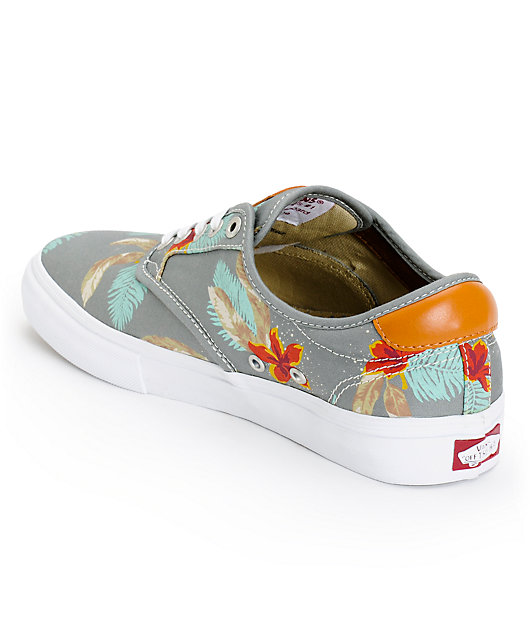Vans Chima Pro Aloha \u0026 Grey Skate Shoes 