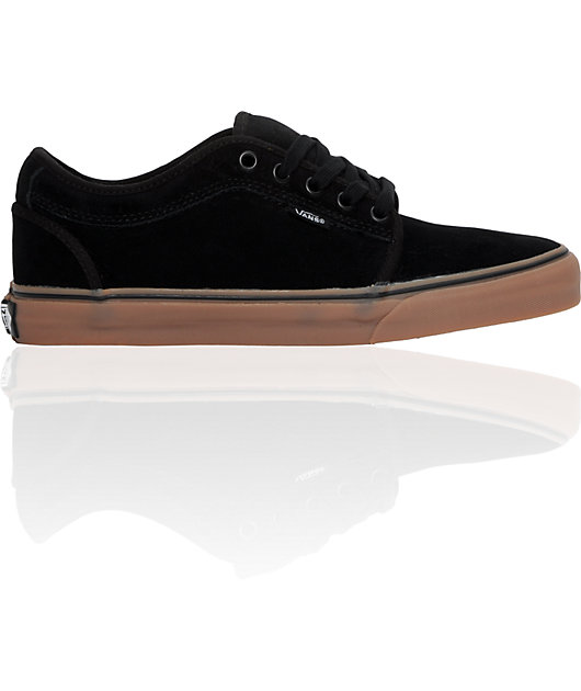 Vans Chukka Low Black \u0026 Gum Skate Shoes 