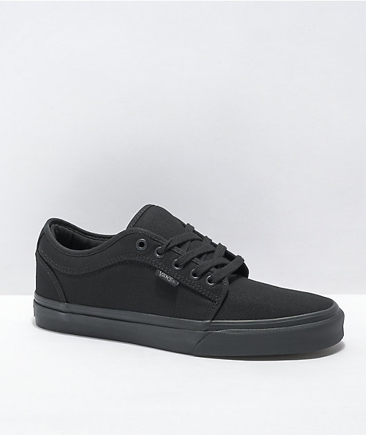 All black vans thin sole hotsell