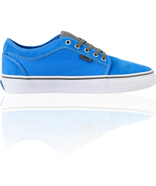 Chukka Low Blue & Pewter Skate Shoes | Zumiez