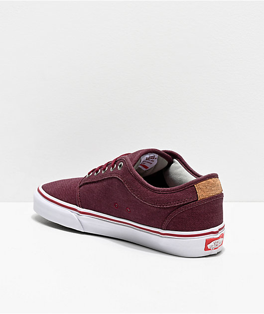 vans chukka low red