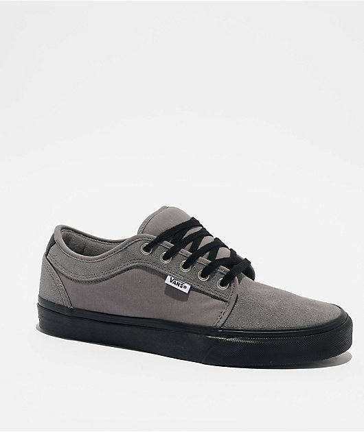Vans Chukka Low Frost Grey Black Skate Shoes Zumiez