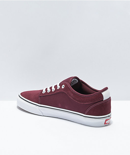 chukka low vans red