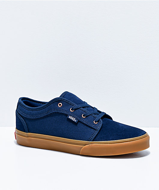 Vans Chukka Low Pro Dress Blues & Gum Skate Shoes