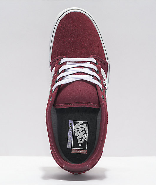 Burgundy vans zumiez hotsell