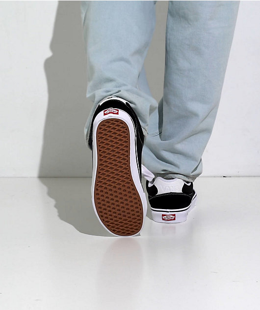 Vans Chukka Push Black & White Skate Shoes