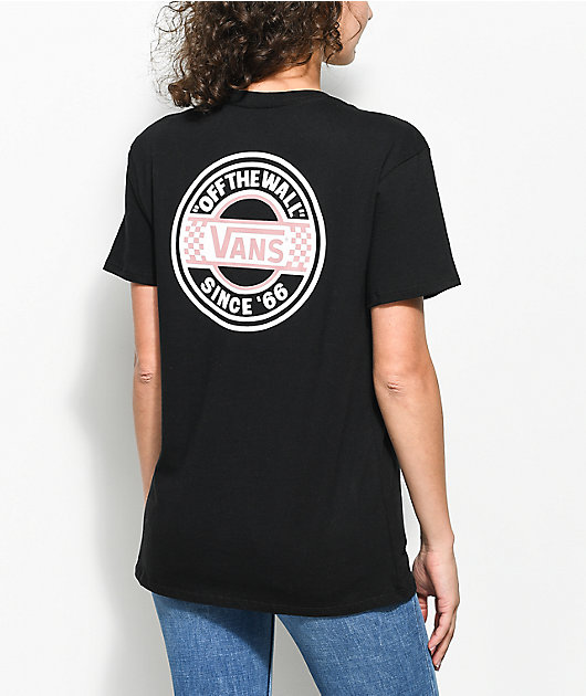 Vans Circle camiseta negra extra grande Vans Circle camiseta negra extra grande