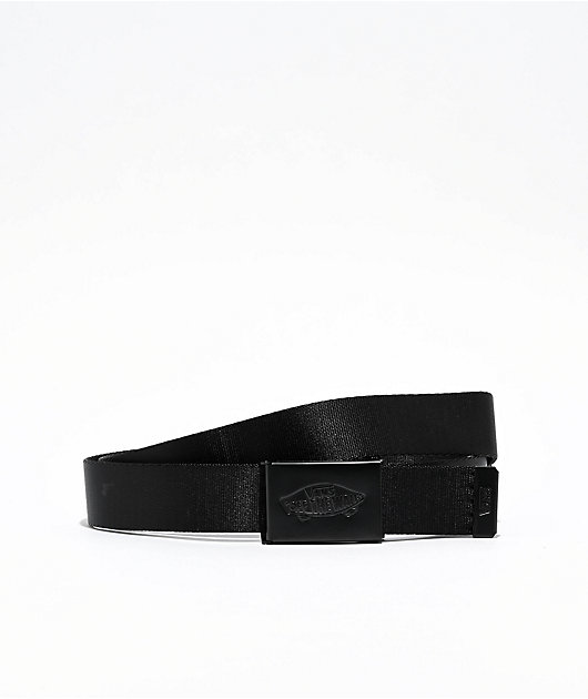 Black vans strap best sale