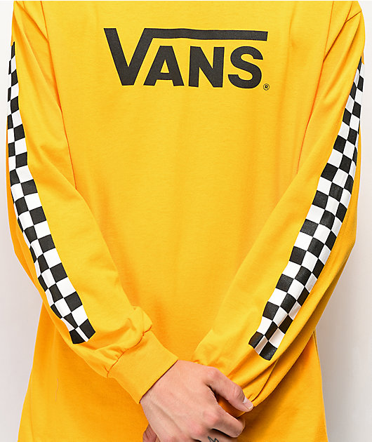yellow vans long sleeve shirt