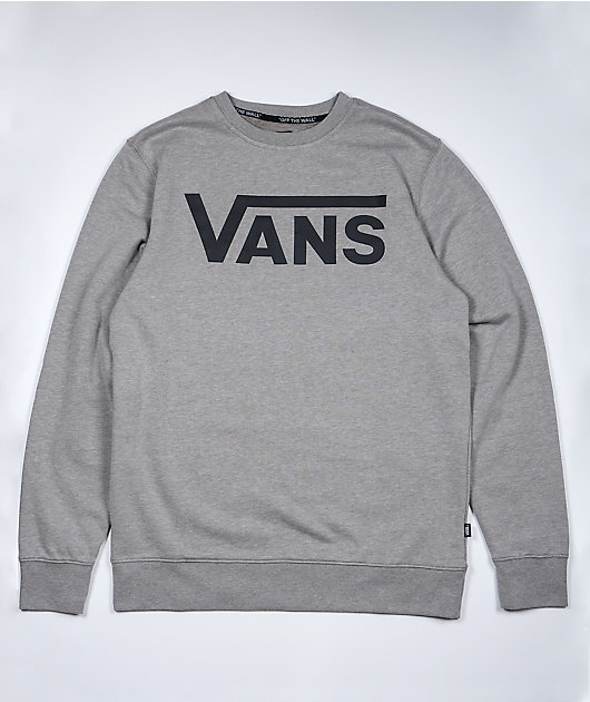 vans grey sweater