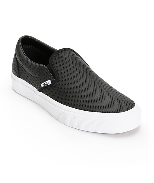 Vans Classic Perforated Leather Slip-On 
