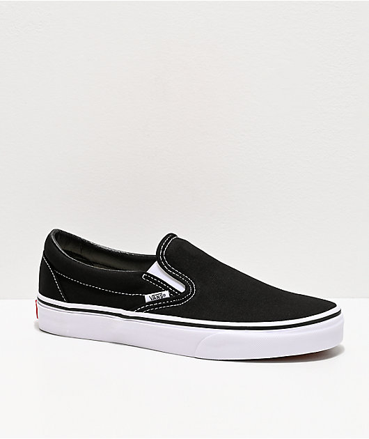 Classic Slip On Black & White Shoes
