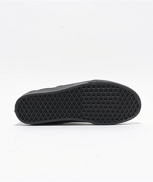 Vans Classic Slip-On Checkerboard White & Black Skate Shoes | Zumiez