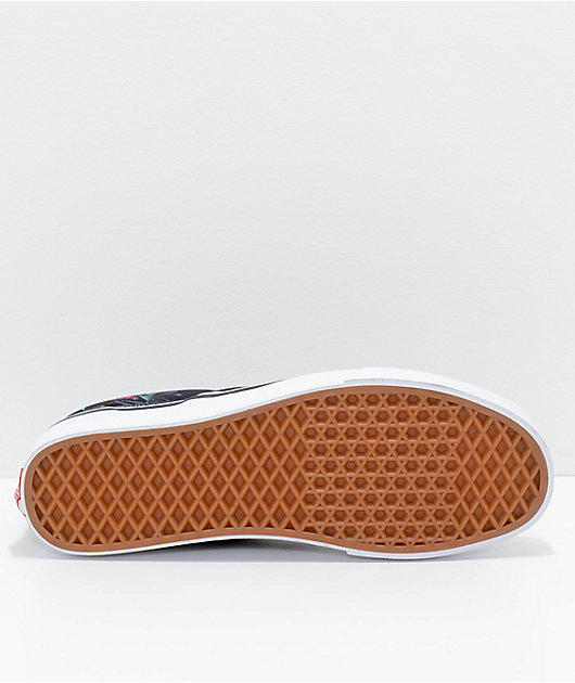 Classic Slip-On negros tropicales
