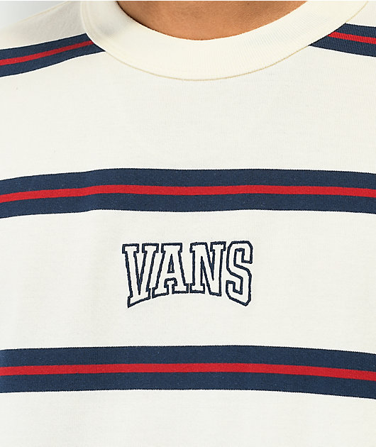 Vans maxwell striped hotsell t shirt