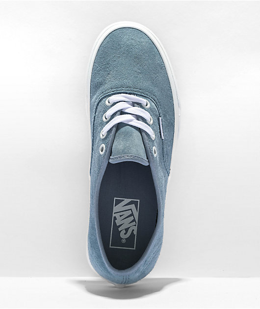 Blue suede vans authentic on sale