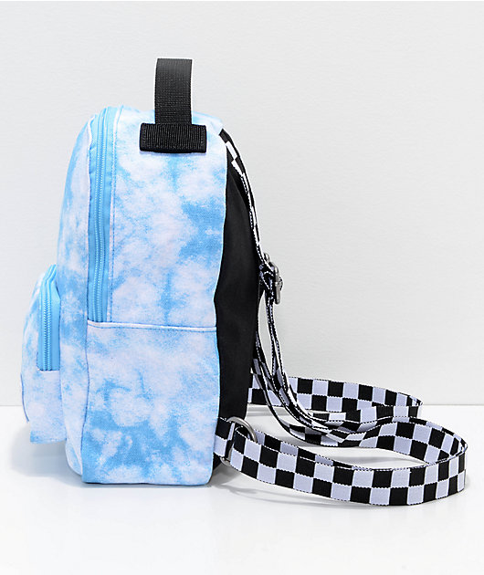 vans cloud blue bell mini backpack