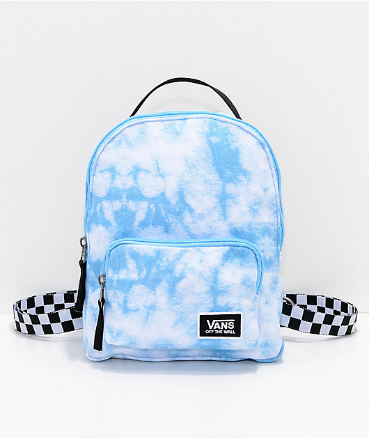 blue checkered vans backpack