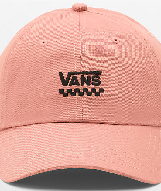 vans rose black strapback hat