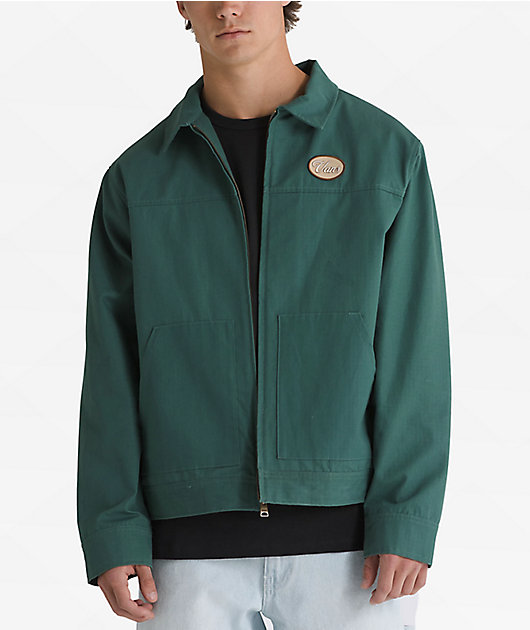 Vans Coyle Bistro Green Cropped Canvas Jacket | Zumiez