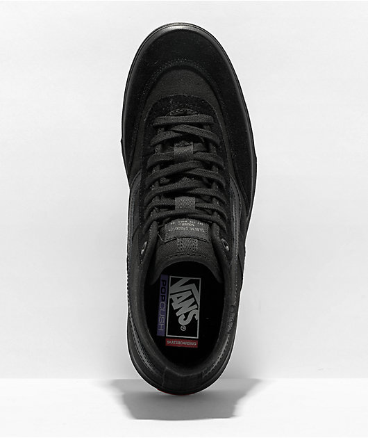Vans Crockett High Black Skate Shoes