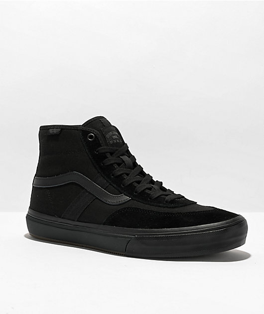 All black high top vans hotsell