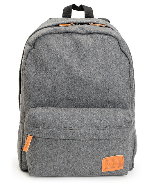 vans wool backpack