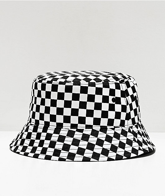 checkered vans hat