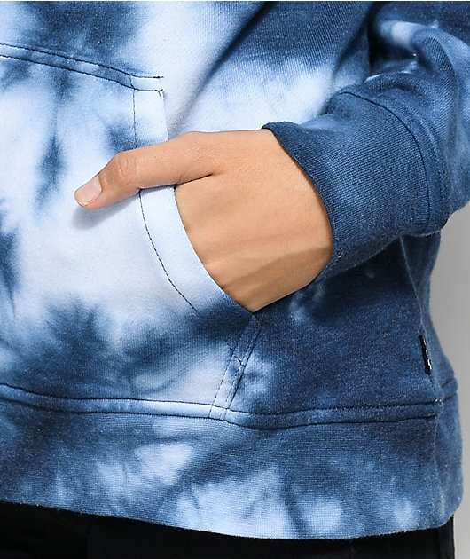 vans blue tie dye hoodie
