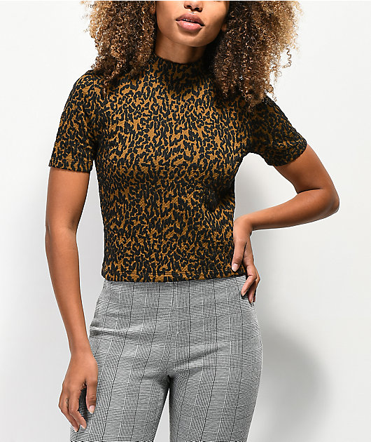 Vans Dusk camisa con estampado leopardo
