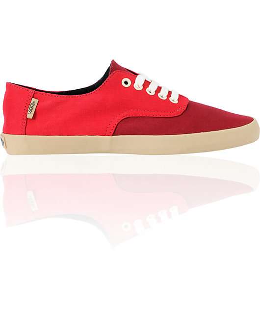 Vans E-Street Chili Pepper \u0026 Biking Red Skate Shoes | Zumiez