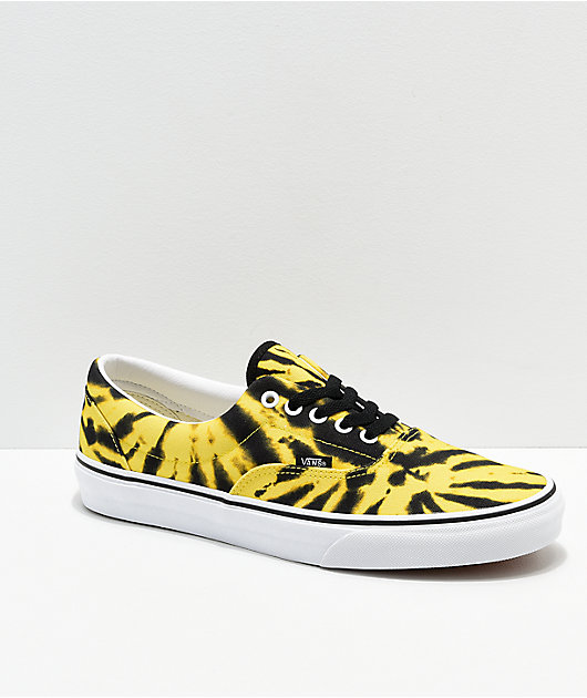 yellow laced vans
