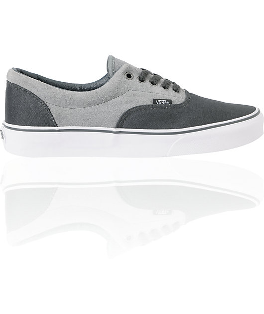 Vans Era Charcoal \u0026 Grey Skate Shoes 