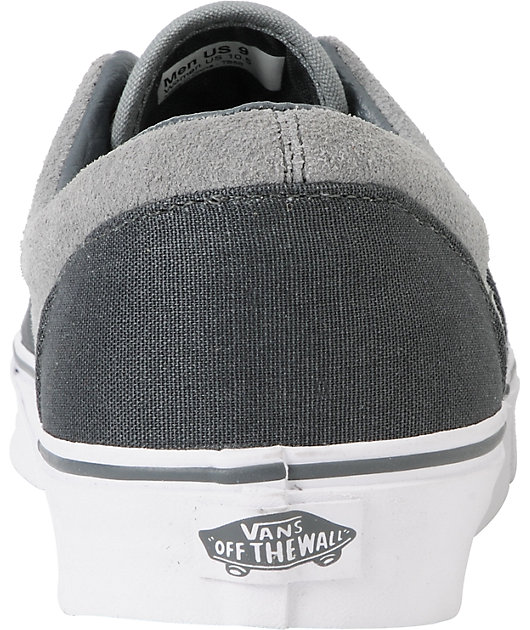 Vans Era Charcoal \u0026 Grey Skate Shoes 