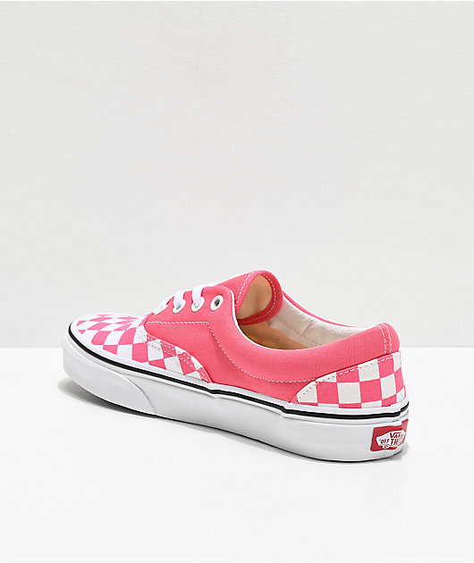 Checkerboard Strawberry Skate Shoes
