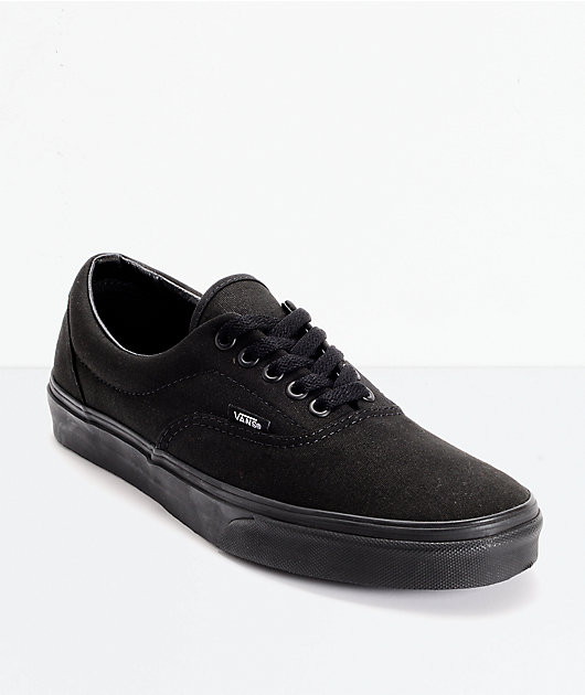 Vans Era Classic zapatos de skate todo negro (hombre) | Zumiez