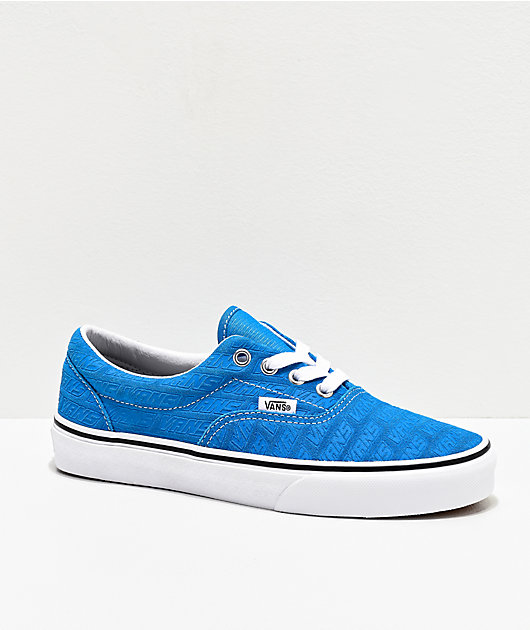 vans azules con blanco