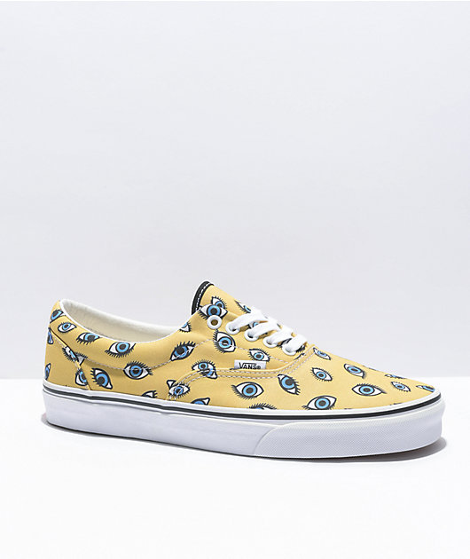 Vans Era Looking Glass Yellow White Skate Shoes Zumiez