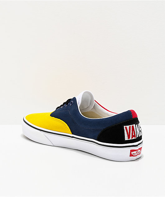 vans red and yellow