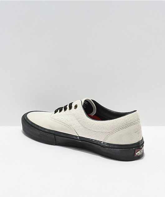 Vans Era Skate Marshmallow & Black Skate Shoes