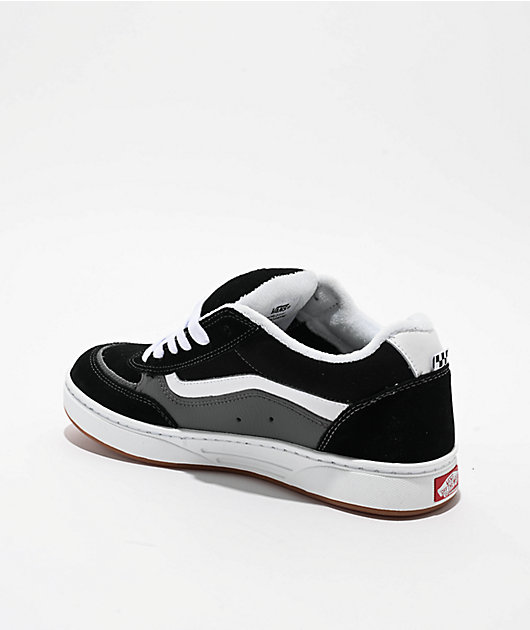 Vans Estazzo Black & White Skate Shoes | Zumiez