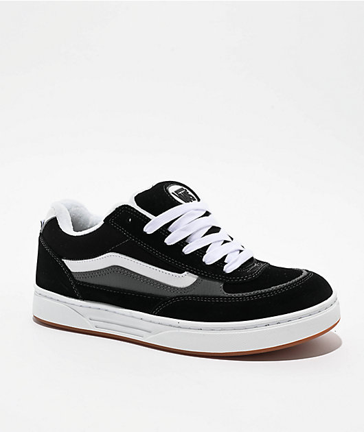 Vans Estazzo Black & White Skate Shoes | Zumiez