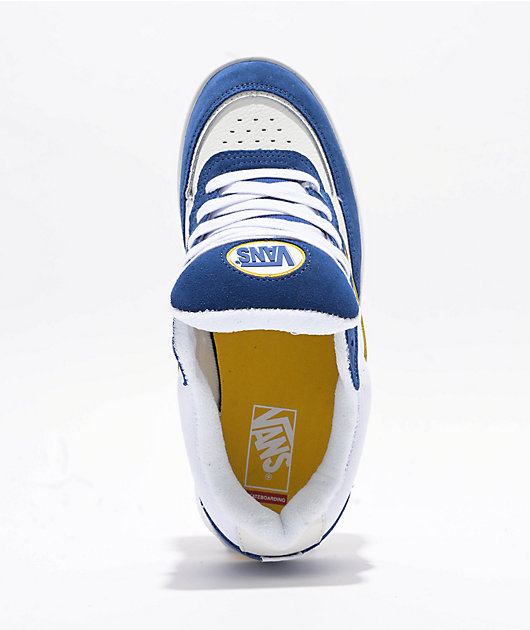 Skate Estazzo Shoe in Blue / Yellow / White | Vans