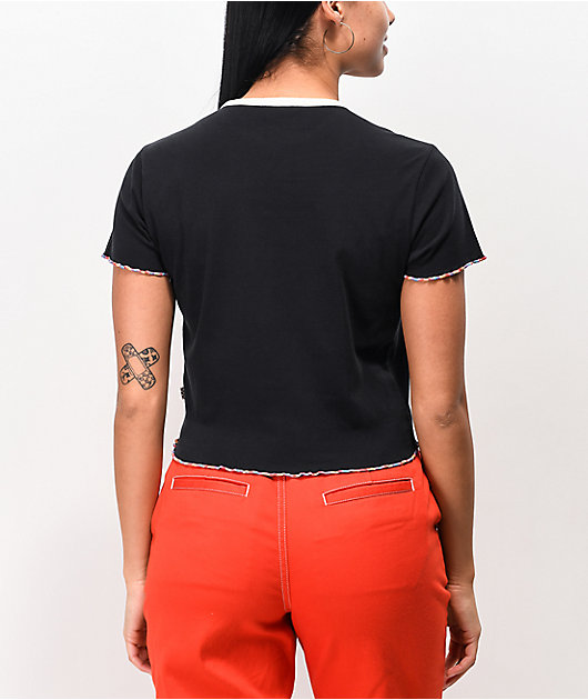 Vans Evertide Black Crop T-Shirt
