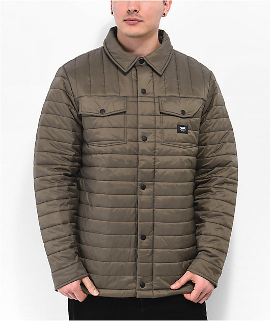 Vans jacket mens Green discount