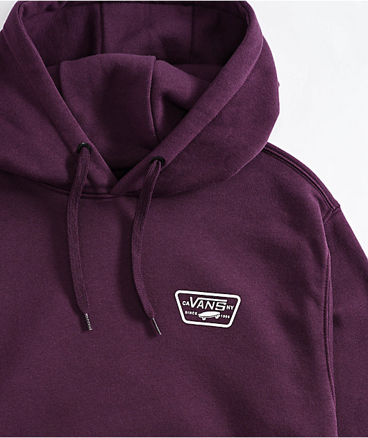 Vans Full Patch Burgundy Hoodie