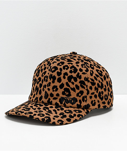 jeg er syg Fuld Foto Vans Glazier Leopard Print Strapback Hat | Zumiez