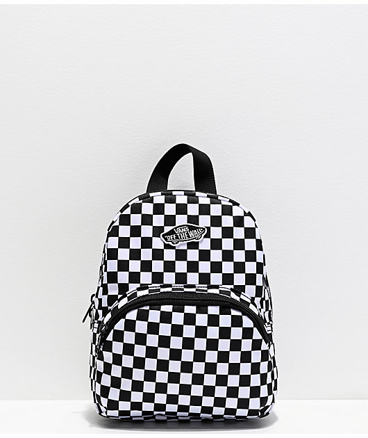 vans black mini backpack