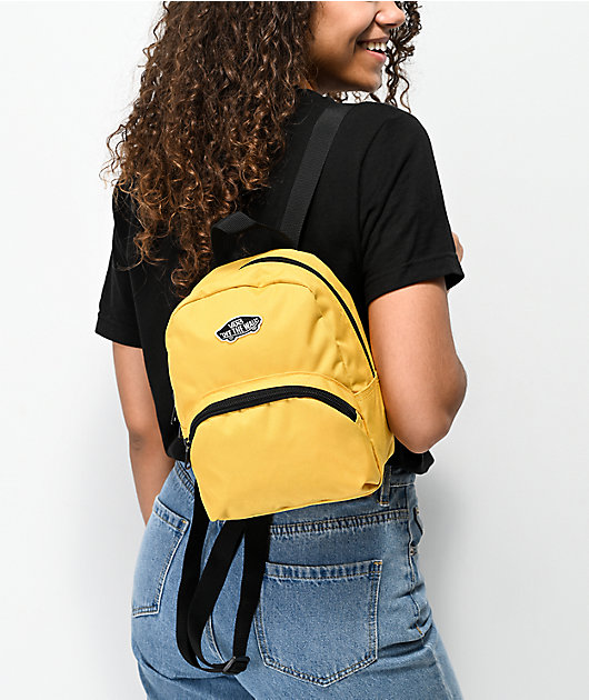 vans mustard backpack